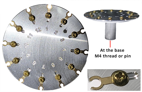 EM-Tec ST12 TEM grid holder for STEM detector.